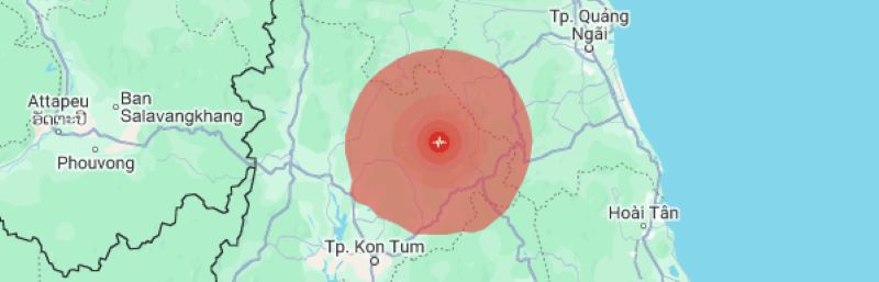Các trận động đất ở KonTum không chỉ khiến nhà cửa rung lắc dữ dội mà còn làm hư hại nhiều công trình, gây lo ngại lớn cho người dân.