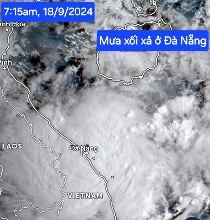 Dự báo thời tiết ngày 18/09/2024 – Mưa lớn trên diện rộng