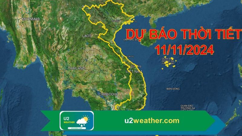 Thời tiết 11/11/2024