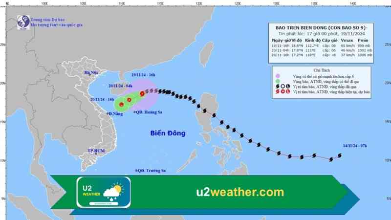 Thời tiết 20/11/2024