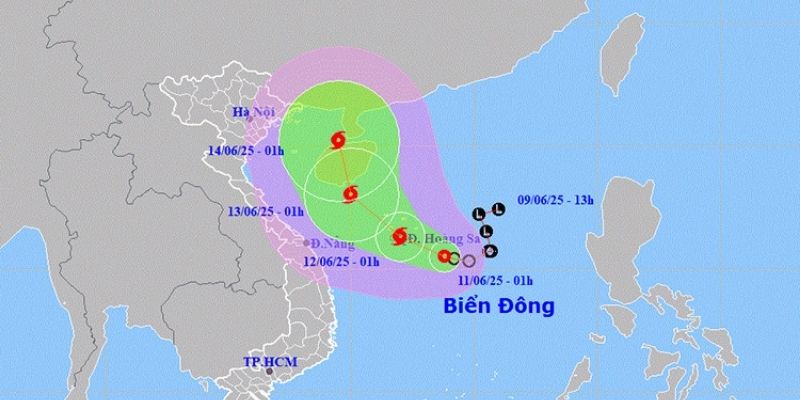 Thời tiết 11/06/2025
